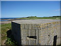 NU2422 : Coastal Northumberland : WW2 Pillbox at South End Of Embleton Bay by Richard West