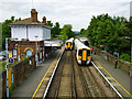 Trains pass at Snodland