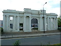 Built as the entrance to the White City Botanical Gardens, Chester Road, Stretford