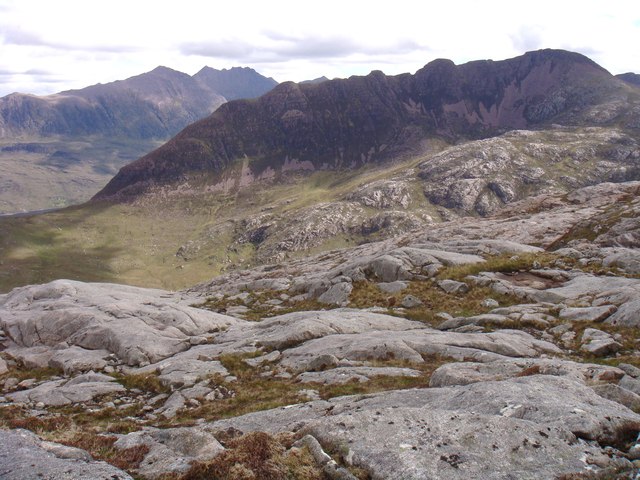 Near the summit of Creag-mheall Mor