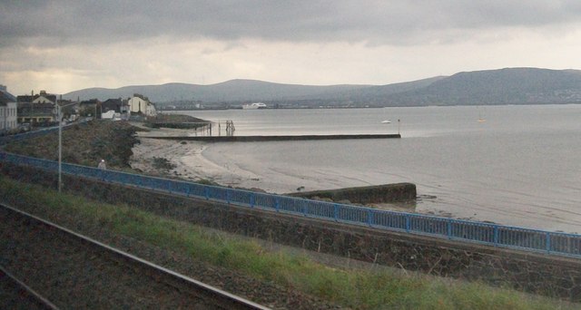 Approaching Holywood Station from the Bangor direction
