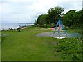 Swings above the beach