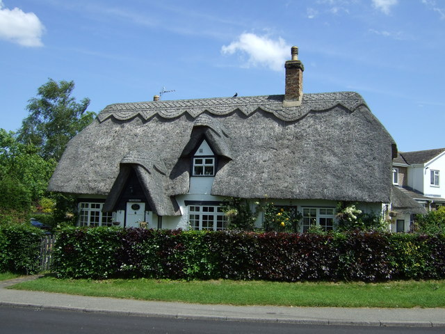 Thatched cottage, West Perry