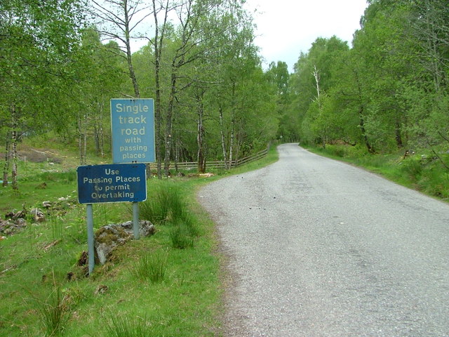 Old signs on the Glen Affric road