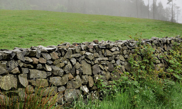 Drystone wall. Drumkeeragh near Dromara... © Albert Bridge :: Geograph ...