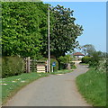 Gated Road in Thorpe Satchville