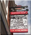 The Royal Hotel, pub sign Sheerness