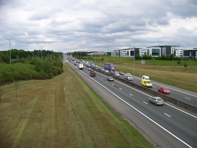 A8 Trunk Road at Eurocentral © Elliott Simpson :: Geograph Britain and ...