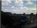 View over Walthamstow from the footbridge over the A406