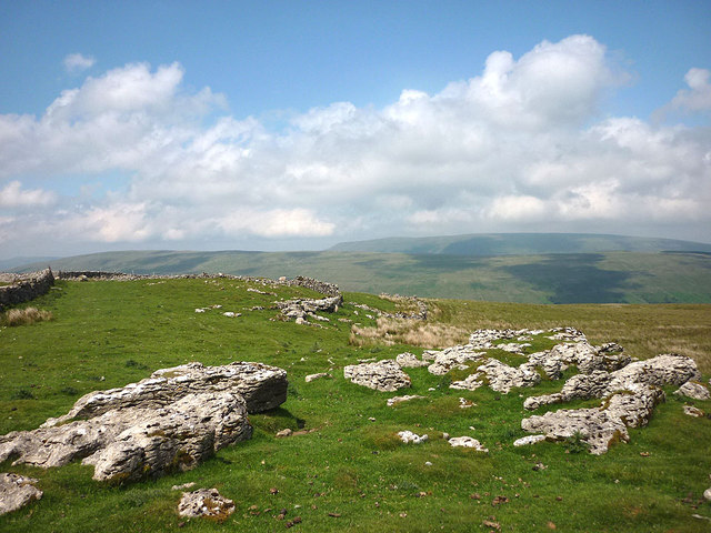 Limestone outcrops at Boot of the Wold