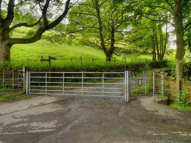 Gate, Brushes Road/Pennine Bridleway © David Dixon :: Geograph Britain ...