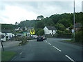 A5104/A541 junction at Pontblyddyn