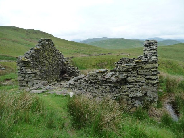 Ruin at the top of Fusedale © Christine Johnstone :: Geograph Britain ...