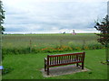 View of Manston Airport from  the Allied Air Forces Memorial Garden