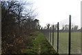 Footpath around the college grounds