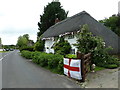 Patriotic cottage at Vernham Dean