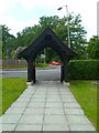 The arch at Hawley church