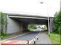 A470 crosses above the road to Heolgerrig, Merthyr Tydfil