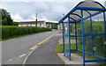 Heolgerrig bus shelter near the end of the route from  Merthyr Tydfil bus station