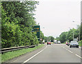 A57 east approaching Netherton Road