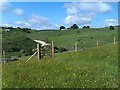 Gate on footpath near Grin Low