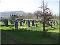 NY1526 : The graveyard of St Cuthbert's church, Lorton by David Purchase