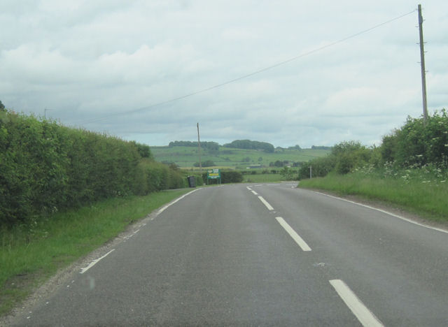 B1203 east approaching Farm shop... © John Firth :: Geograph Britain ...