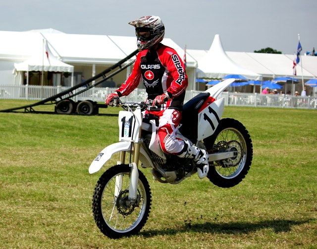 Motorcycle Stunt Riding at the Cheshire Show