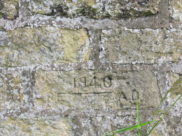Inscription on the loop-holed wall in Seamer