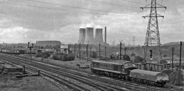 Railway and industrial panorama at east end of Washwood Heath Sidings