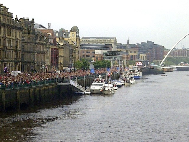 Lining the Quayside