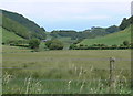 Shallow valley at Dyffryn-glyn-cul