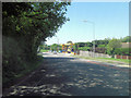 A259 Barnhorn Road passes Jet service station