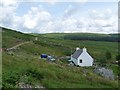 NM7656 : Achagavel, a solitary house at the mouth of Gleann Dubh by Alan Reid