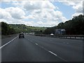 M40 motorway - southbound at Nethercote Lane