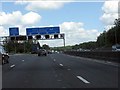 M25 motorway at junction 18, clockwise