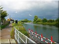 A view up the Gloucester and Sharpness Canal, Purton, Gloucestershire