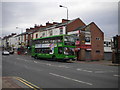 Bus descending Mansfield Road, Sherwood