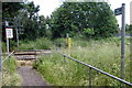 Footpath across the railway line