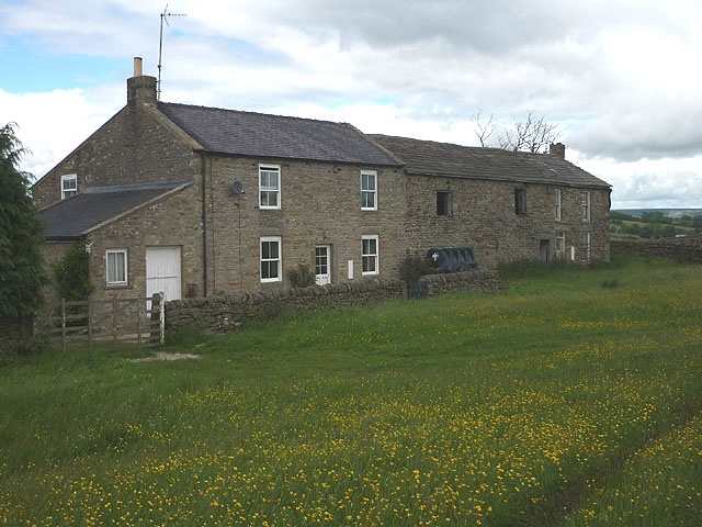 Inhabited and derelict houses, Scoon Bank