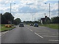 SP8413 : Aston Clinton Road (A41) at New Road by Peter Whatley