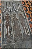 TQ7126 : Brass of Sir William Etchingham, wife and son, Etchingham church by Julian P Guffogg