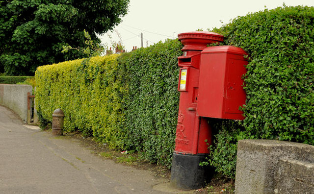 Pillar box and drop box, Glengormley, Newtownabbey