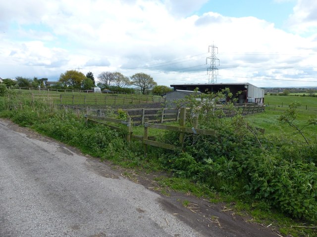 North end of the field section of Blind Lane, FP Morley 126