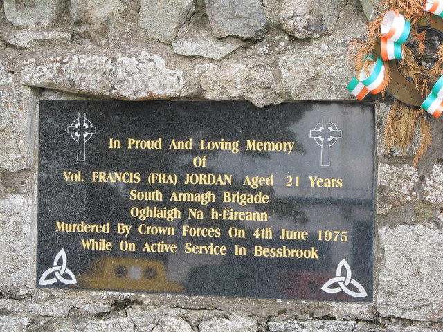 Memorial Stone At Jonesborough Eric Jones Geograph Ireland   3011225 87292f5f 