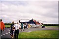 SW4831 : Heliport with helicopter awaiting boarding passengers by Ruth Riddle