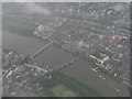 TQ2475 : Putney Bridge and Pier from the air by M J Richardson