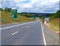 A479 approaches Talgarth from the south