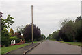 Station Road at Tetney looking west