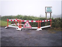 SN1710 : Subsidence on verge of A477, Llanteg by welshbabe